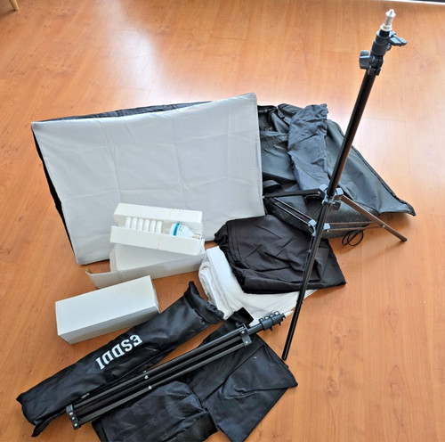 Esddi softbox fotostudio set - set, 2
