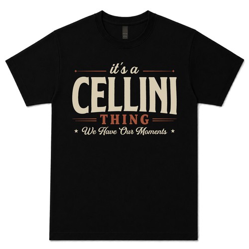 Cellini thing we - it's, a