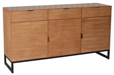 Vintage Anrichte Holz Sideboard Restposten Holzschrank Retro Kommodenschrank