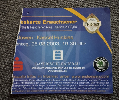 Eintrittskarte dresdner - eintrittskarte,