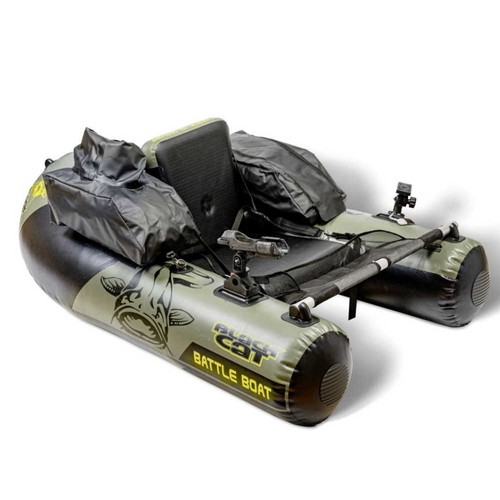 Black cat battle boat - black, 1,70m