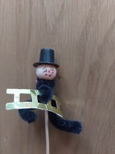  DDR Silvester  Glücksbringer 2 Schornsteinfeger Original ca. 1970 