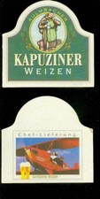 Bierdeckel Kapuziner Weizen (1) Bier, Bière, Brauerei, Kulmbach, Bayern