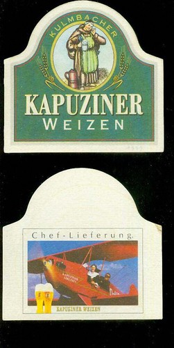 Bierdeckel kapuziner weizen - bierdeckel,