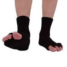 Zehenspreizer Socken Zehenstrecker Pediküre Hallux Valgus Toe Seperator Zehen!!