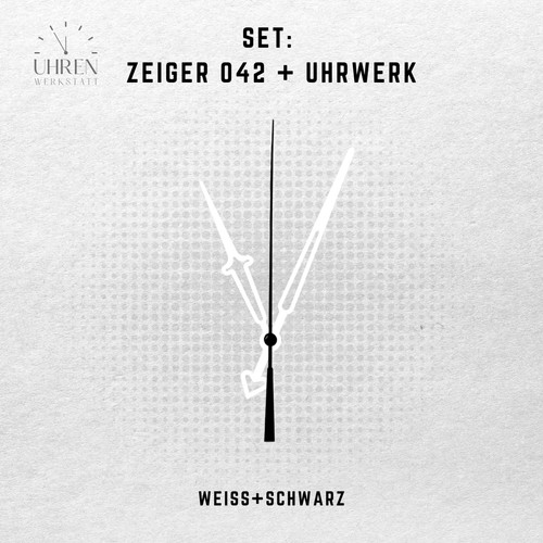 Quarzuhrwerk lautlos mit