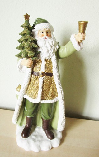 Figur nikolaus grün braun - nikolaus, grün-braun