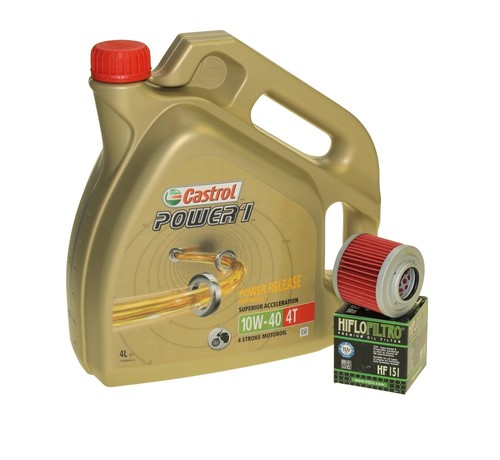 Oil change set castrol - 4l,