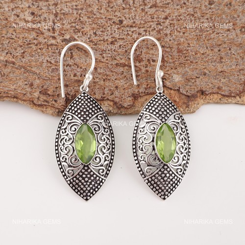 925 sterling silber peridot - silber,