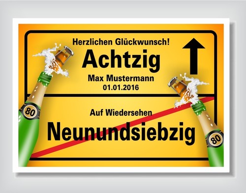 Ortsschild bild geschenk fest - geschenk,