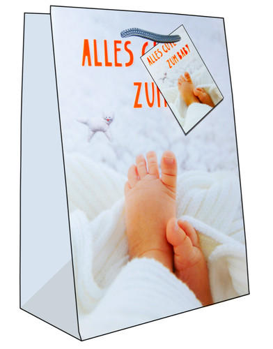 Geburt geschenktasche mädchen - geschenktasche,