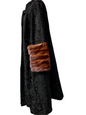 Persianer/Breitschwanz, Vintage, Nerzstulpen  Gr.M /L