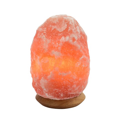 Natur salzkristall lampe auf - salzkristall,