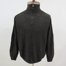 Signum Herren Uni V-Ausschnitt Pullover Wollmischung Brustumfang 52/54 Größe 2XL REF (Y18864)