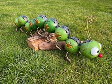 Raupe XL MEDUSA Metallfigur