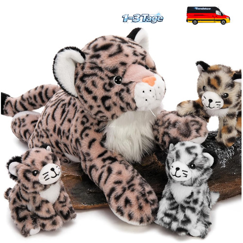 Riesen plüsch leopard - riesen,