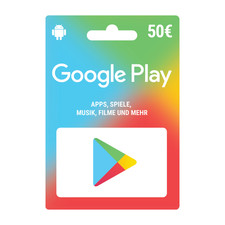 Google Play Geschenkkarte 50 €