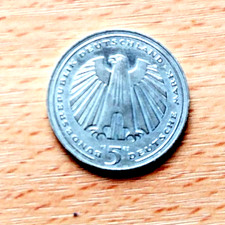 Sammlerstück 5 Deutsche Mark 1985 , 150 Jahre Eisenbahn in Deutschland