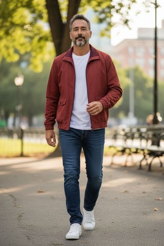 Herren wildlederimitat jacke - herren,