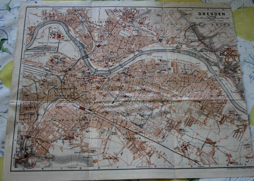Landkarte plan dresden sachsen - plan,