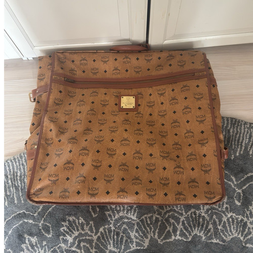 Mcm kleidersack leder - leder, braun