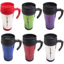 Thermobecher Kühlbecher 400ml Reisebecher Sport Edelstahl Becher To Go 3267