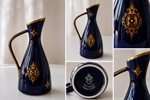 Vintage echt kobalt kanne - kobalt,