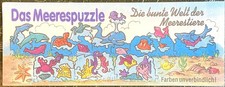 Beipackzettel Üei Meerespuzzle Delphin-Puzzle 634905   (O5-Ü1-33-2)