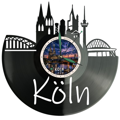 Köln wanduhr skyline kölner - skyline,