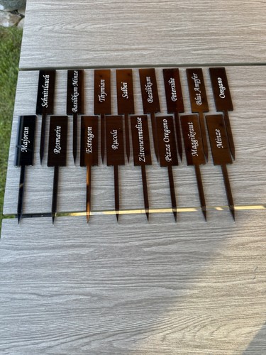16x pflanzschilder - 16x,