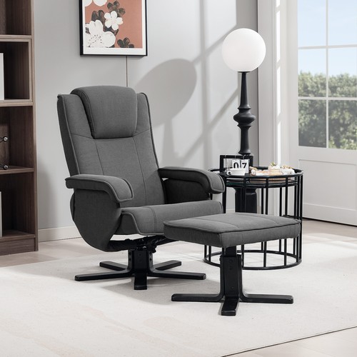 Homcom relaxsessel mit hocker - homcom,