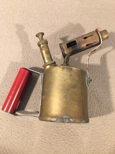 Vintage blow torch lampe - lampe, f