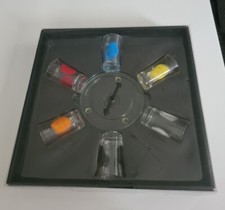 Trinkroulette Gesellschaftsspiel Schnaps, Gläser Set Trinkspiel