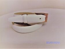 VPM Gürtel weiß Lackdesign