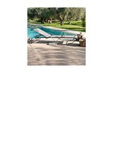   2  Gartenmöbel - Sonnenliegen, Schmiedeeisen, verzinkt, Grafitgrau von UNOPIU 