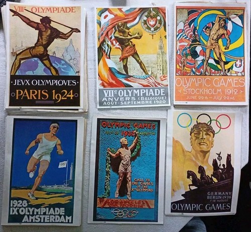 Olympiade plakate 1912 1936 - olympiade,