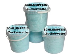 Schlumpfeis Zuckerwatte im