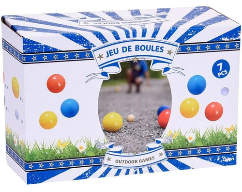 Boccia set aus - holz, 7-teilig