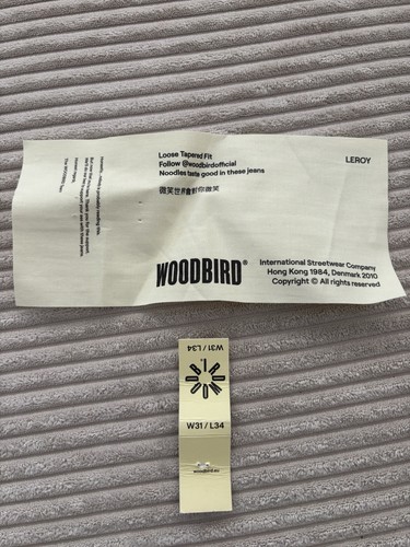 Woodbird jeans loose tapered - woodbird,
