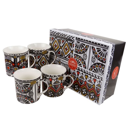 Geschenkbox 4er set porzellan - 4er,