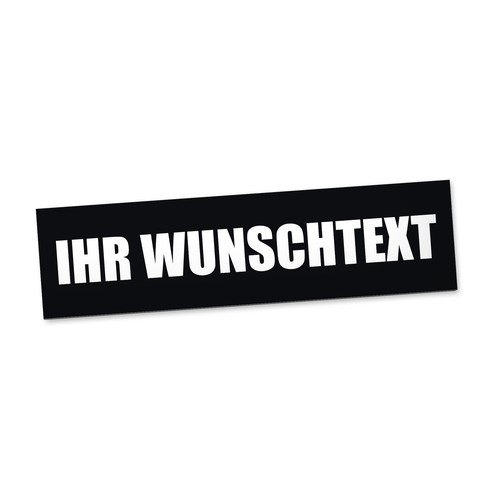 Wunschtext schriftzug - wunschtext,