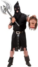 Widmann Henker Kostüm – Schwarzes Mittelalter Outfit Herren Halloween Fasching