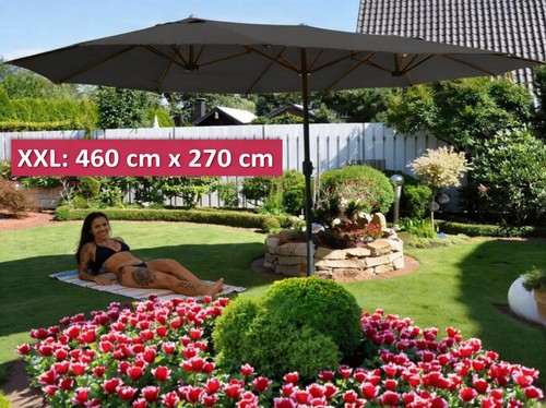 Sonnenschirm xxl oval - sonnenschirm,