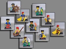 LEGO® Figuren - Piraten Piratin Rotröcke Blauröcke Imperial Guards (P/1-10)