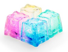 8er Set Deko Led Eiswürfel