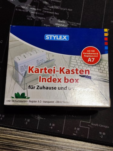 Stylex kartei kasten index - kartei,