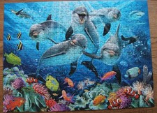Ravensburger Puzzle - Delphine im Korallenriff, 300 Teile XXL, ab 10