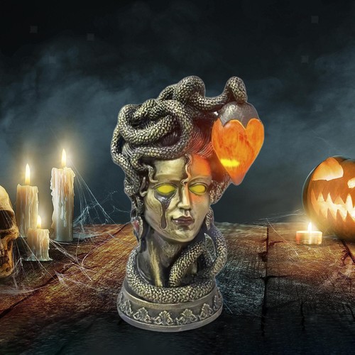 Figurine tisch lampe - figurine, gothic