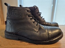 Levi's Schnürschuhe, Herren, Leder, schwarz, Größe 42