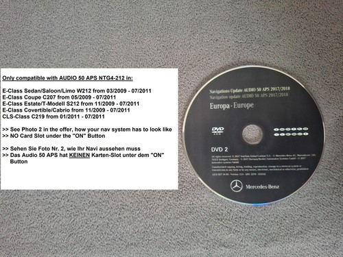 Dvd mercedes navigation - mercedes, audio